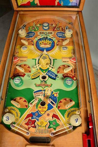 Humpty Dumpty from 1947. First game with flippers and it had 6! My