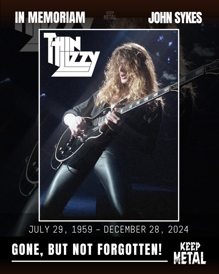 JOHN SYKES (THIN LIZZY, WHITESNAKE, Etc.) Dead At 65 (🔗 in comments)