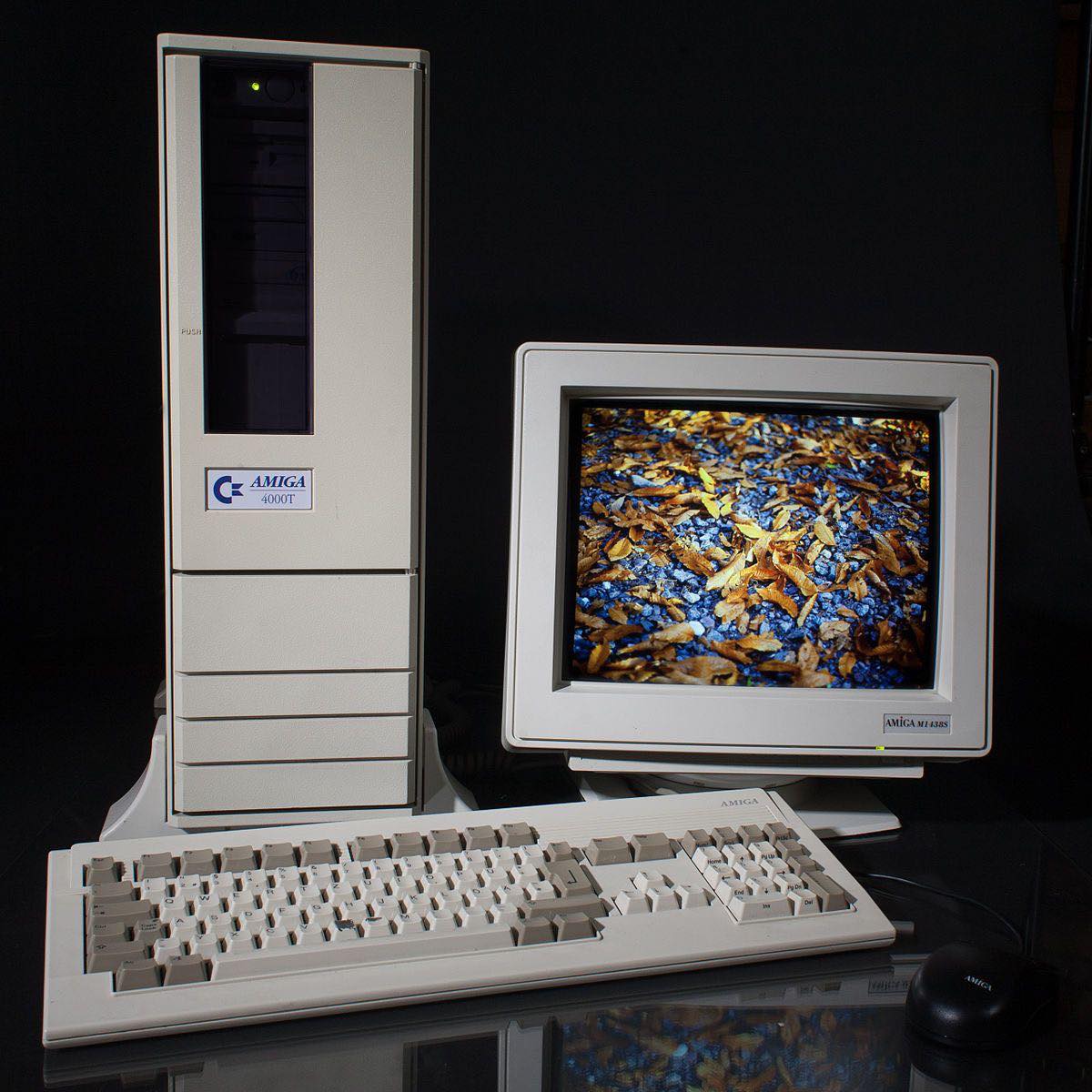 Copertura Antipolvere Per Tastiera Amiga CDTV / Amiga 4000 – Tela Di Cotone Grigio Grafite