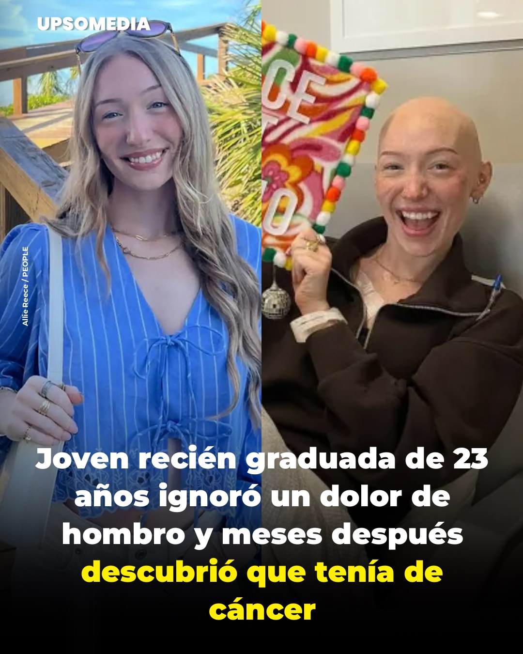 Rosa - Allie Reece tenía 22 años cuando comenzó a sentir un dolor leve ...