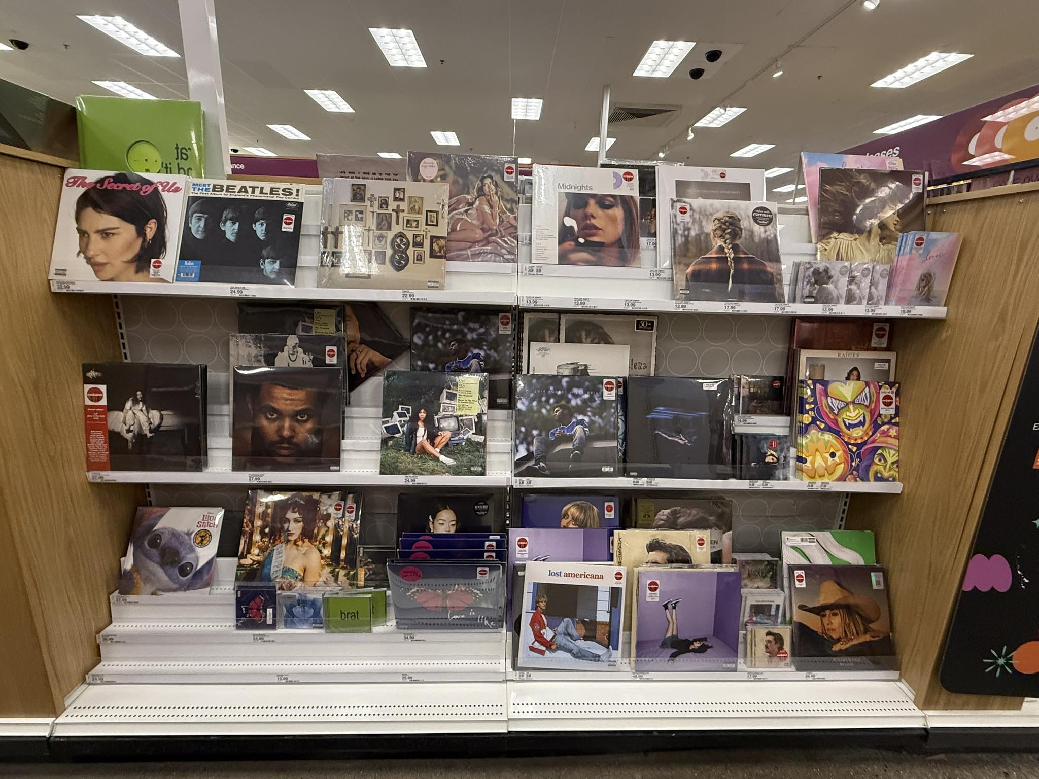 What's the plan for Taylor Swift's album release at Target tomorrow?
