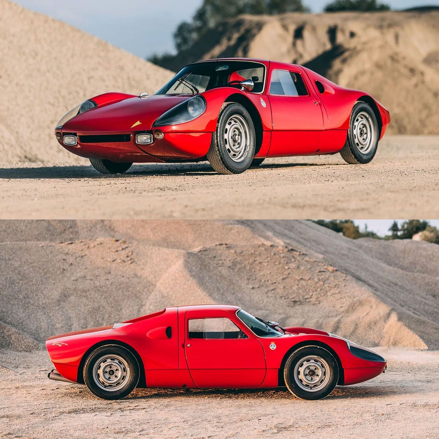 Porsche 904 wins 1964 Targa Florio with flat 4 engine