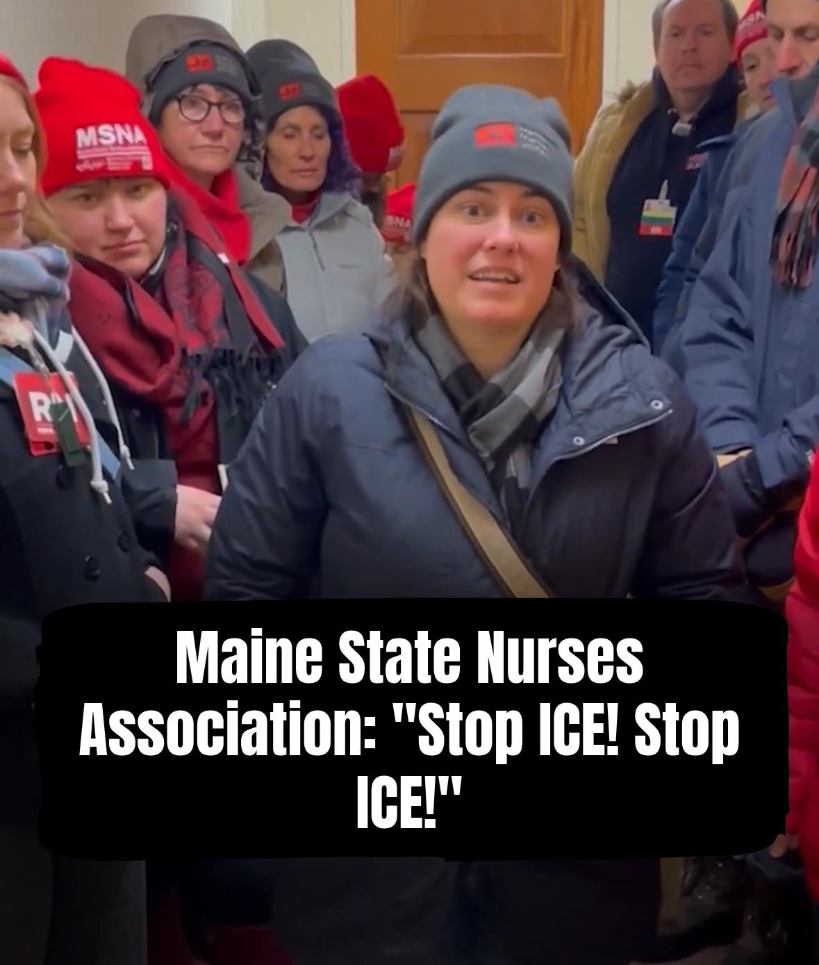 A group of Maine nurses showed up at... - David J Harris Jr. | Facebook