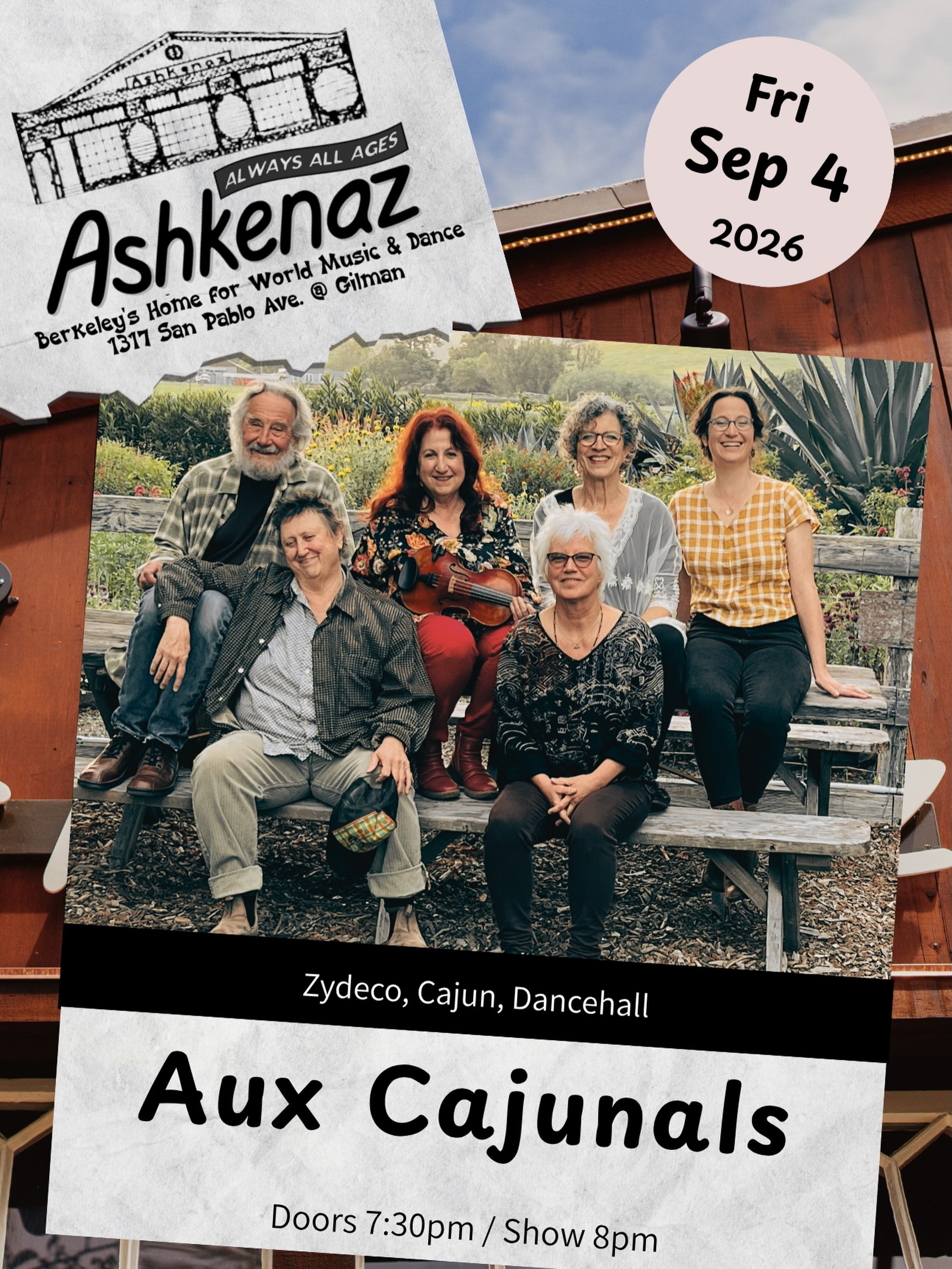 ✨Cajun dance party featuring legends Aux Cajunals on Friday Night