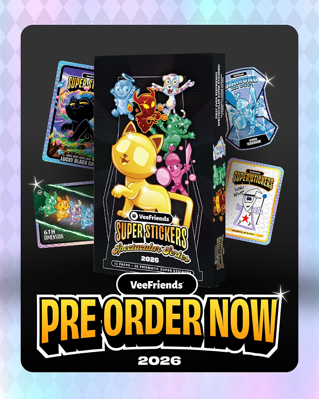 PRE-ORDER: VeeFriends 2026 Super Stickers (Spectacular Series