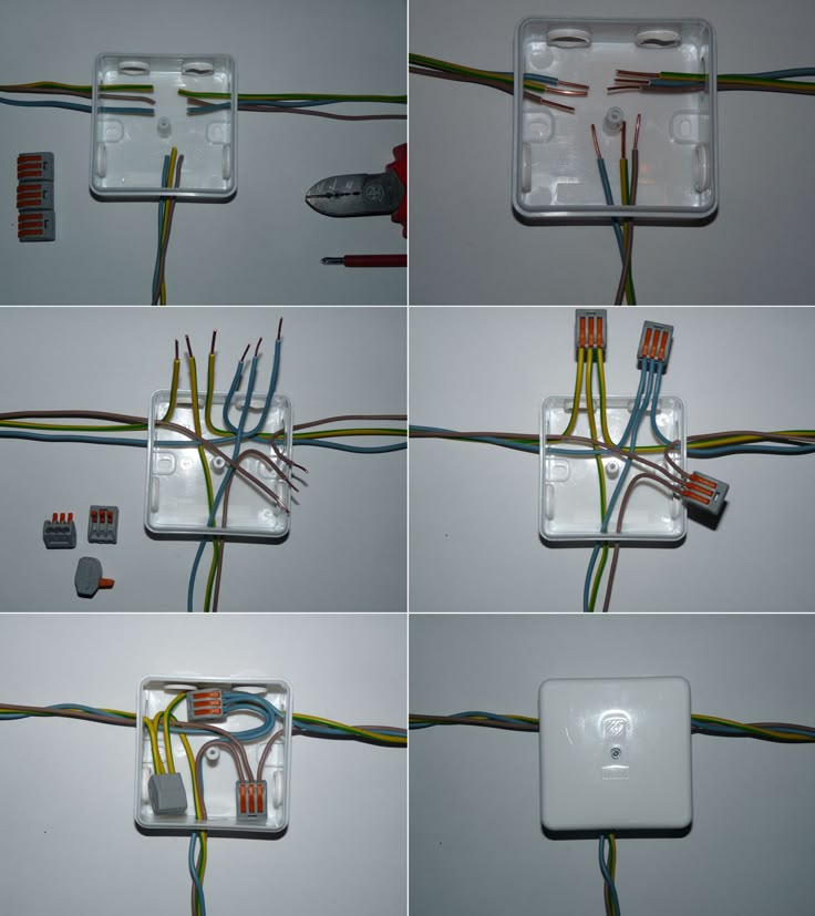 Circuit - The step-by-step installation of an electrical junction box ...