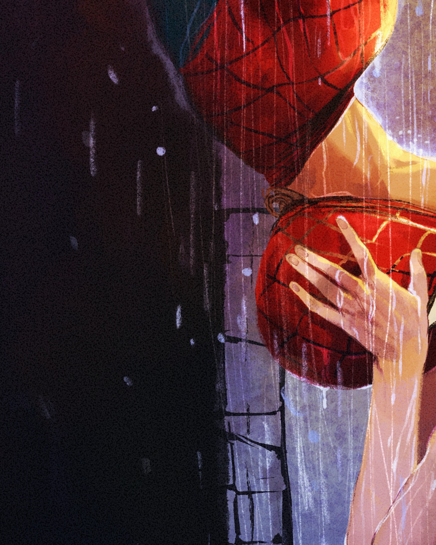 Spider-man, 2002 by Sam Raimi Illustration from my project “Baci
