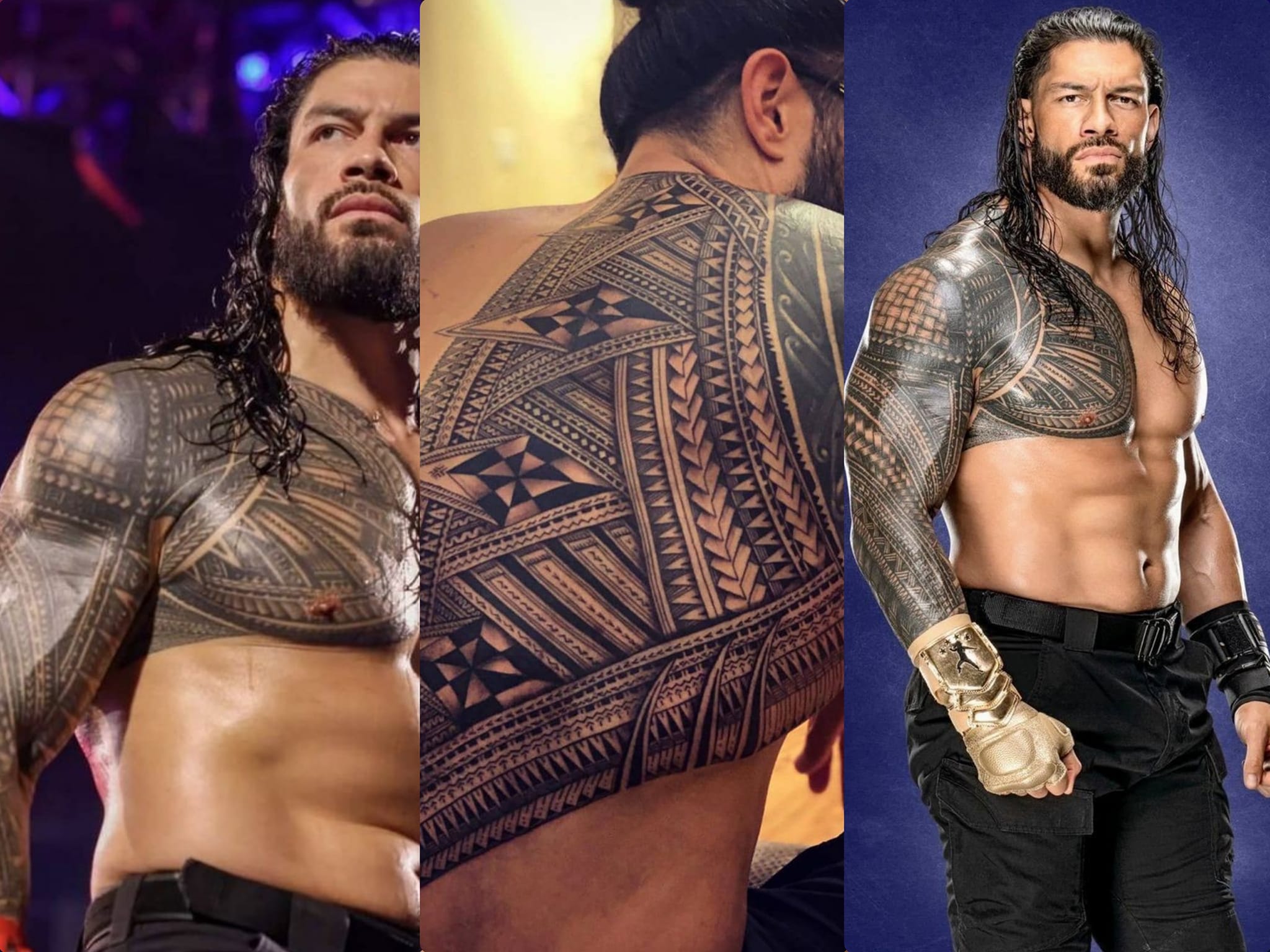 Roman Reigns Tattoo Template