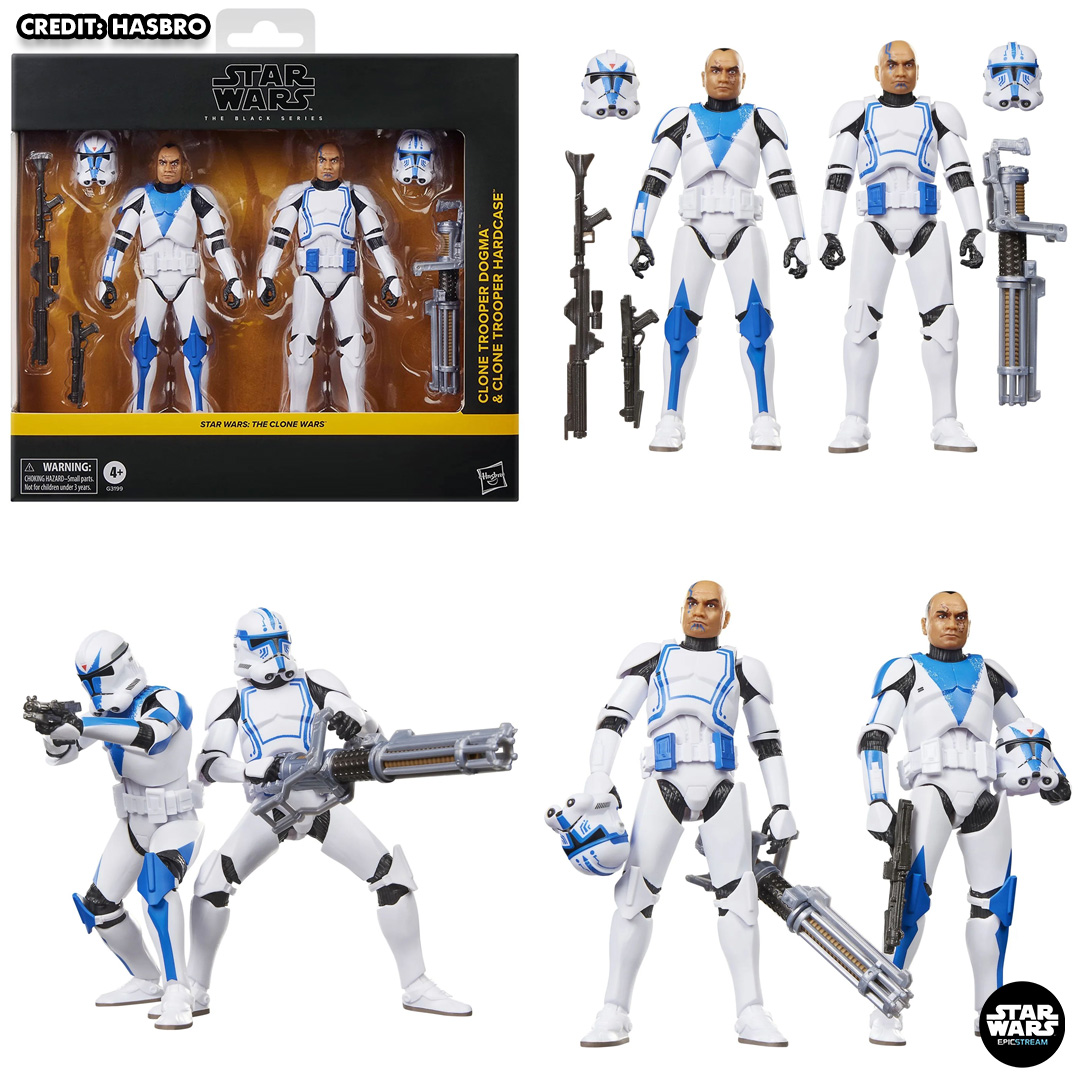 Star Wars The Black Series Clone Troopers Dogma & Hardcase Action