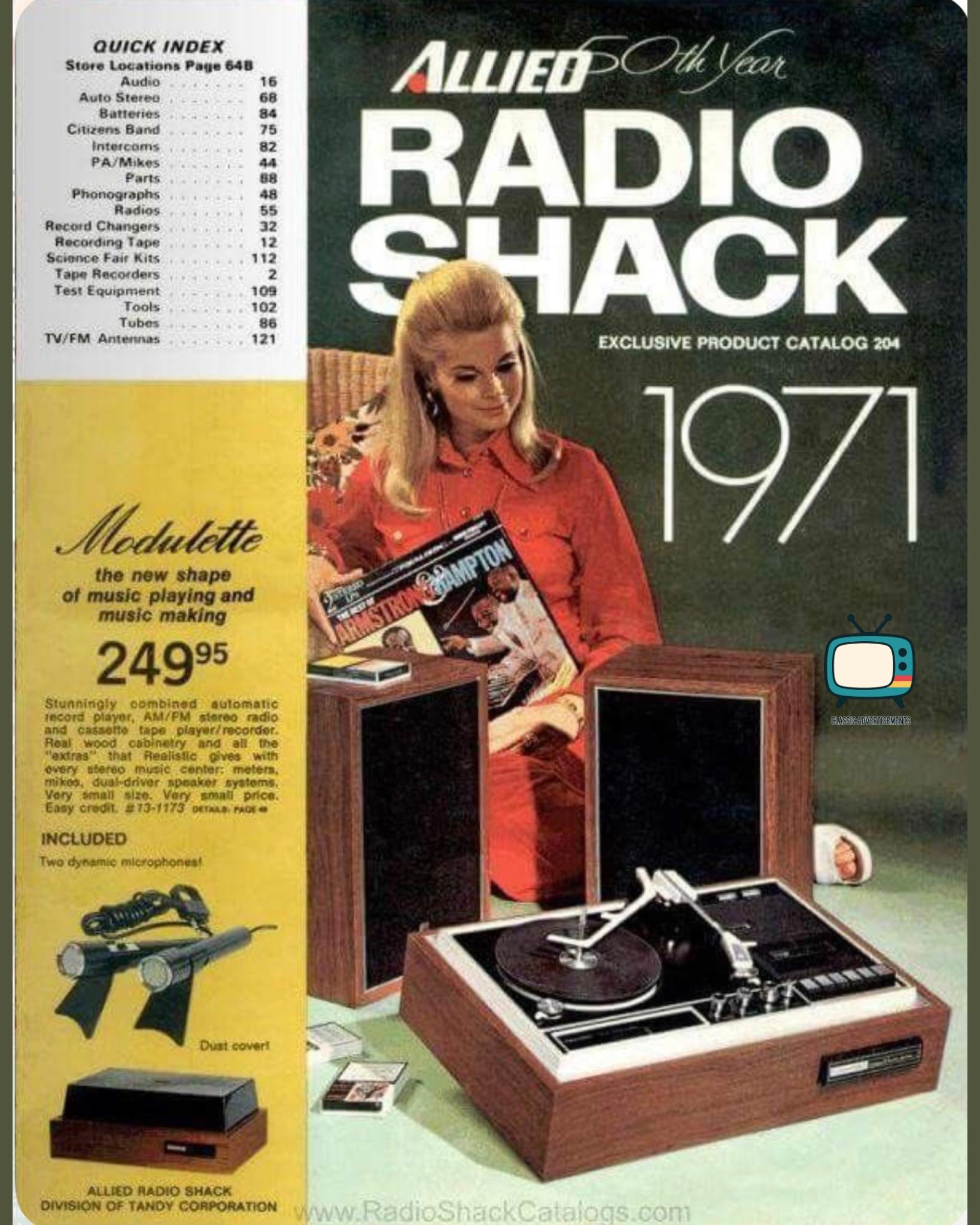 Classic - Radio Shack catalog dreams in ’71 🎛️ #fblifestyle #VintageAds ...