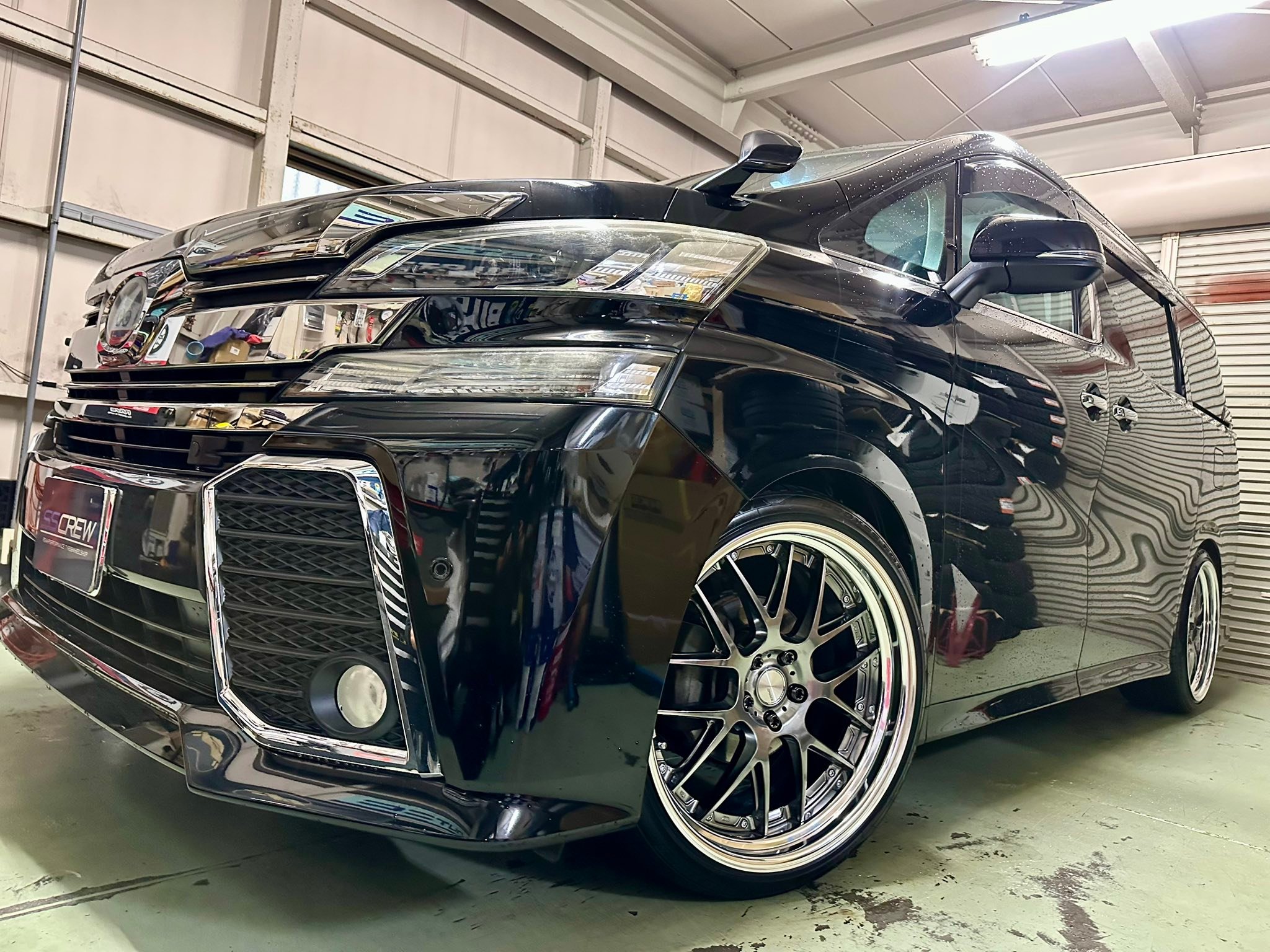 M様30ヴェルファイア ホイール WORK ランベックLM7 サイズ F 21インチ