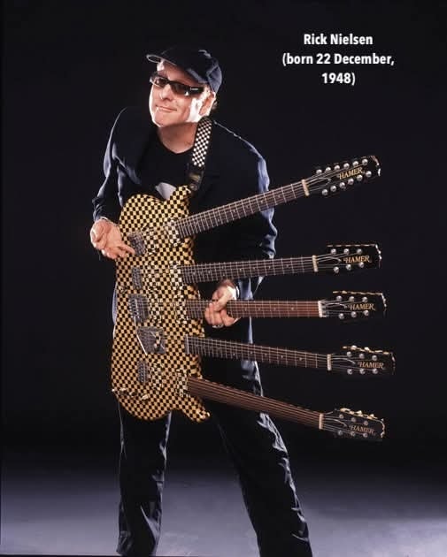 On this day in 1948, Rick Nielsen of Cheap Trick is born in