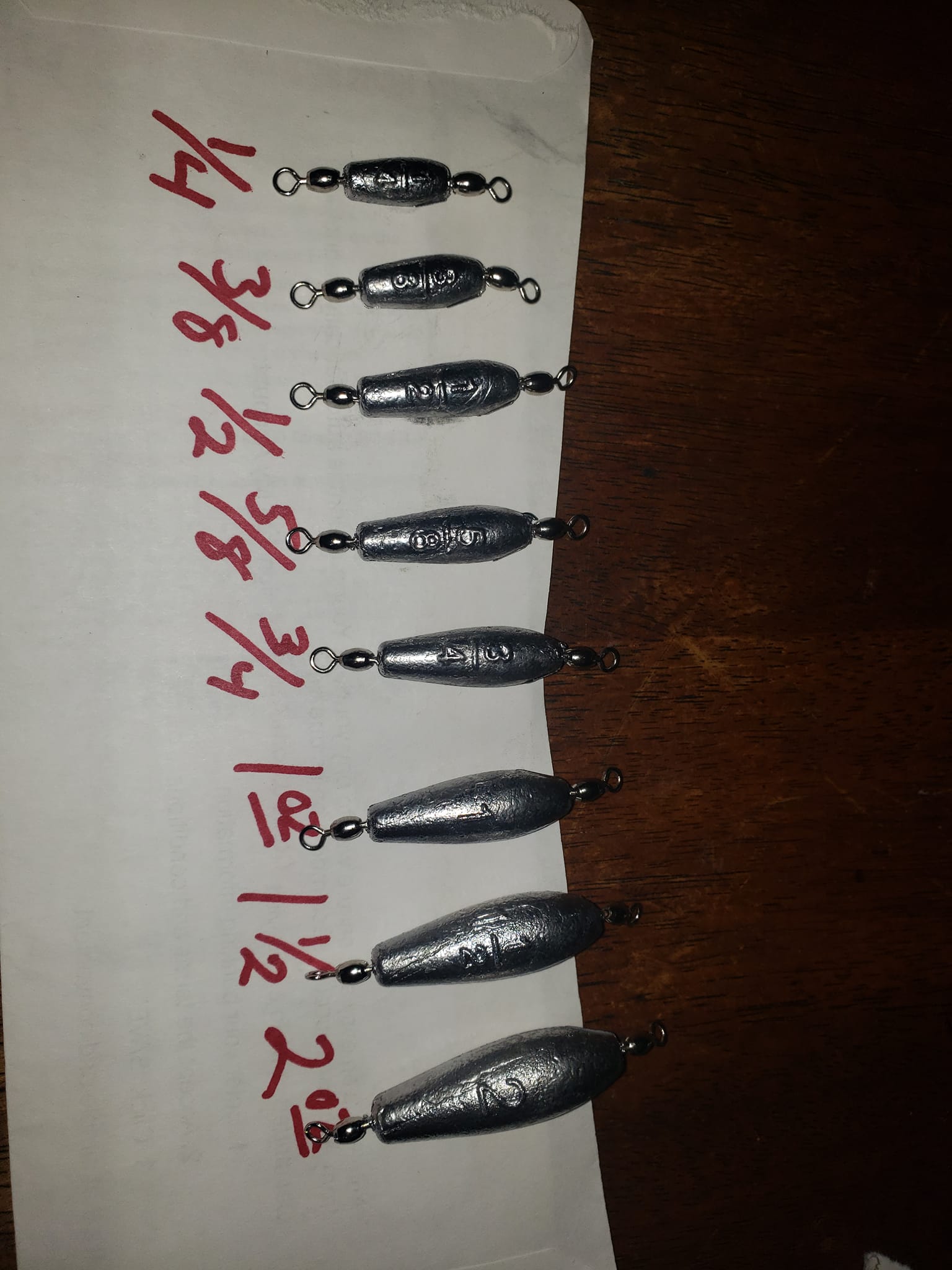 25 Bass Casting Fishing 5/8 oz Sinkers black swivel Bell Sinker free