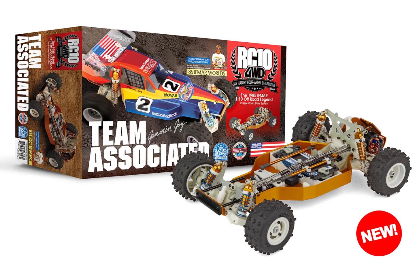 Team Associated RC10 4WD Jay Halsey chain drive edition kit