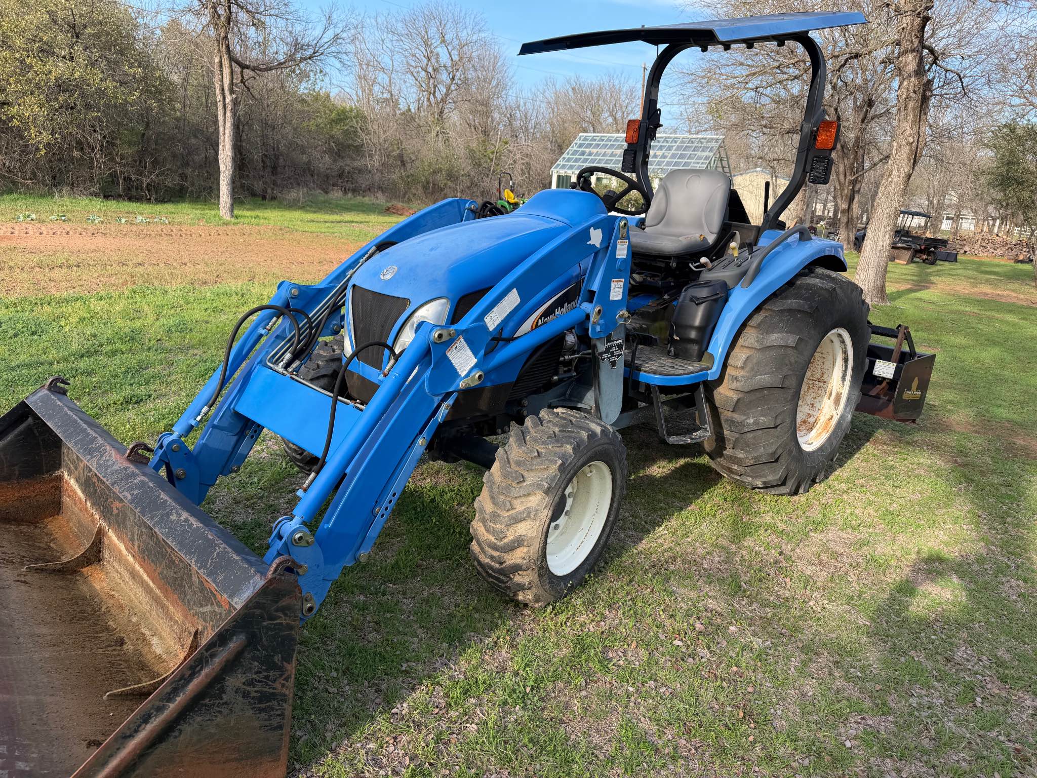 Very Nice Heavy Duty New Holland TC45da 45hp 4x4,Tractor/loader, hsr ...