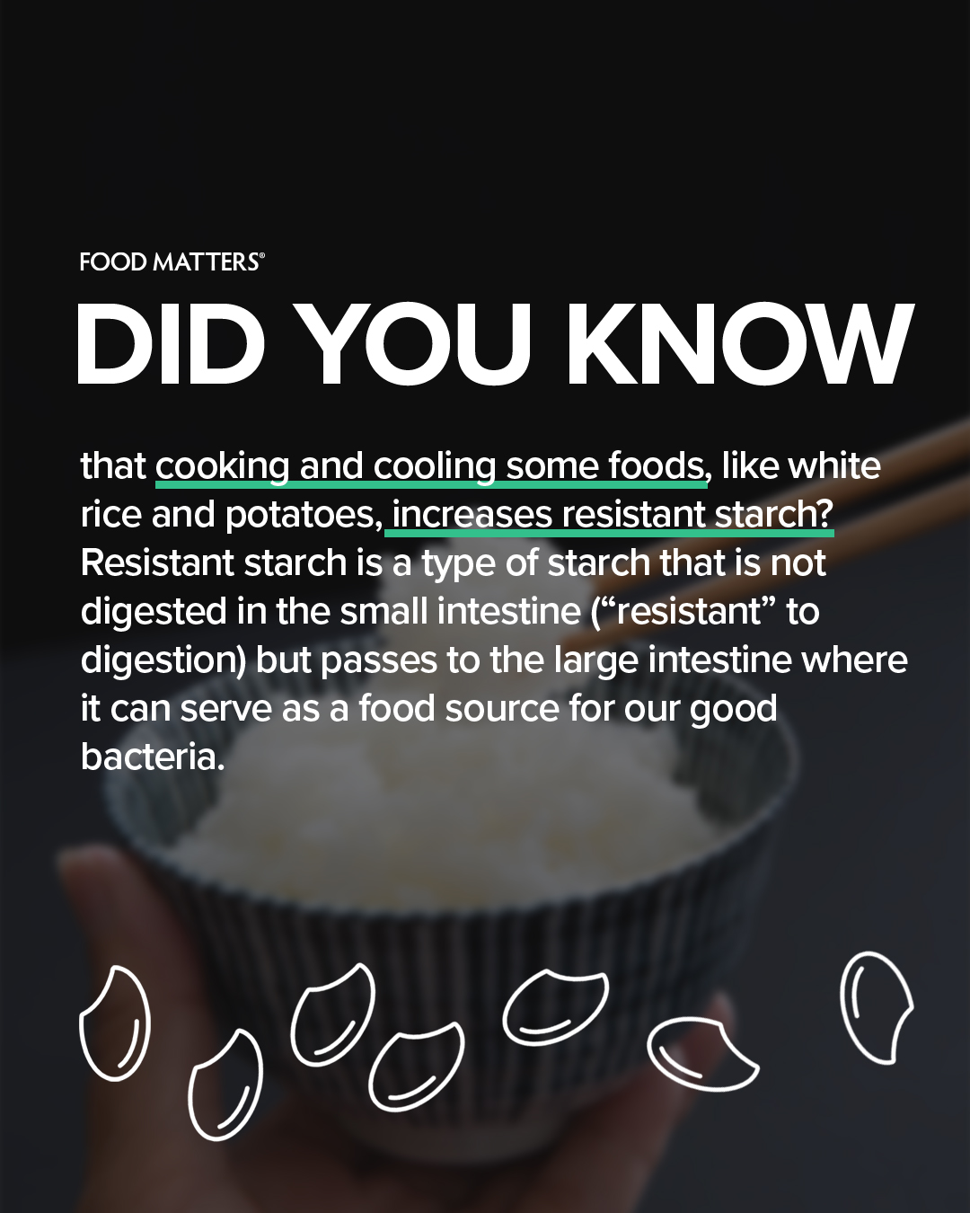 Food Matters - 🍚 Cooked and cooled rice explained | Facebook