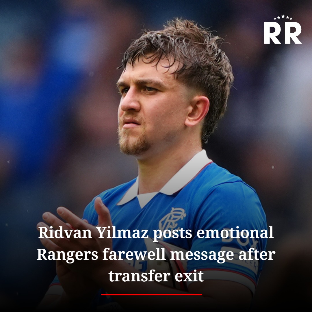All the best, Ridvan 💙 - The Rangers Review | Facebook