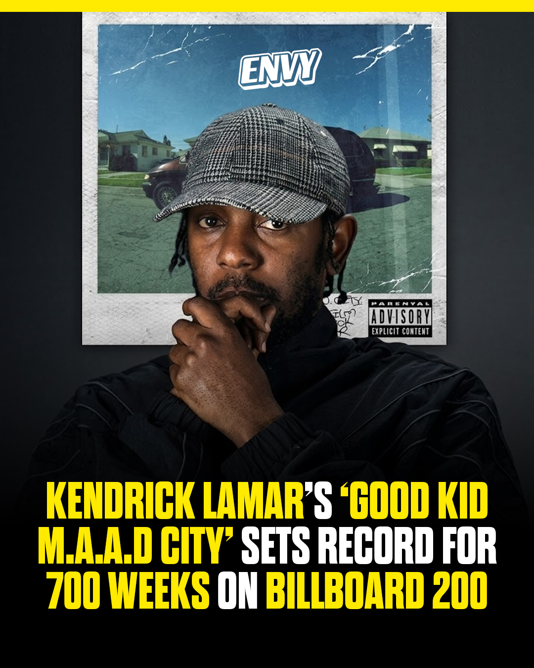 DJ - 🔥 Sheesh! Kendrick Lamar sets new records with 700 weeks on