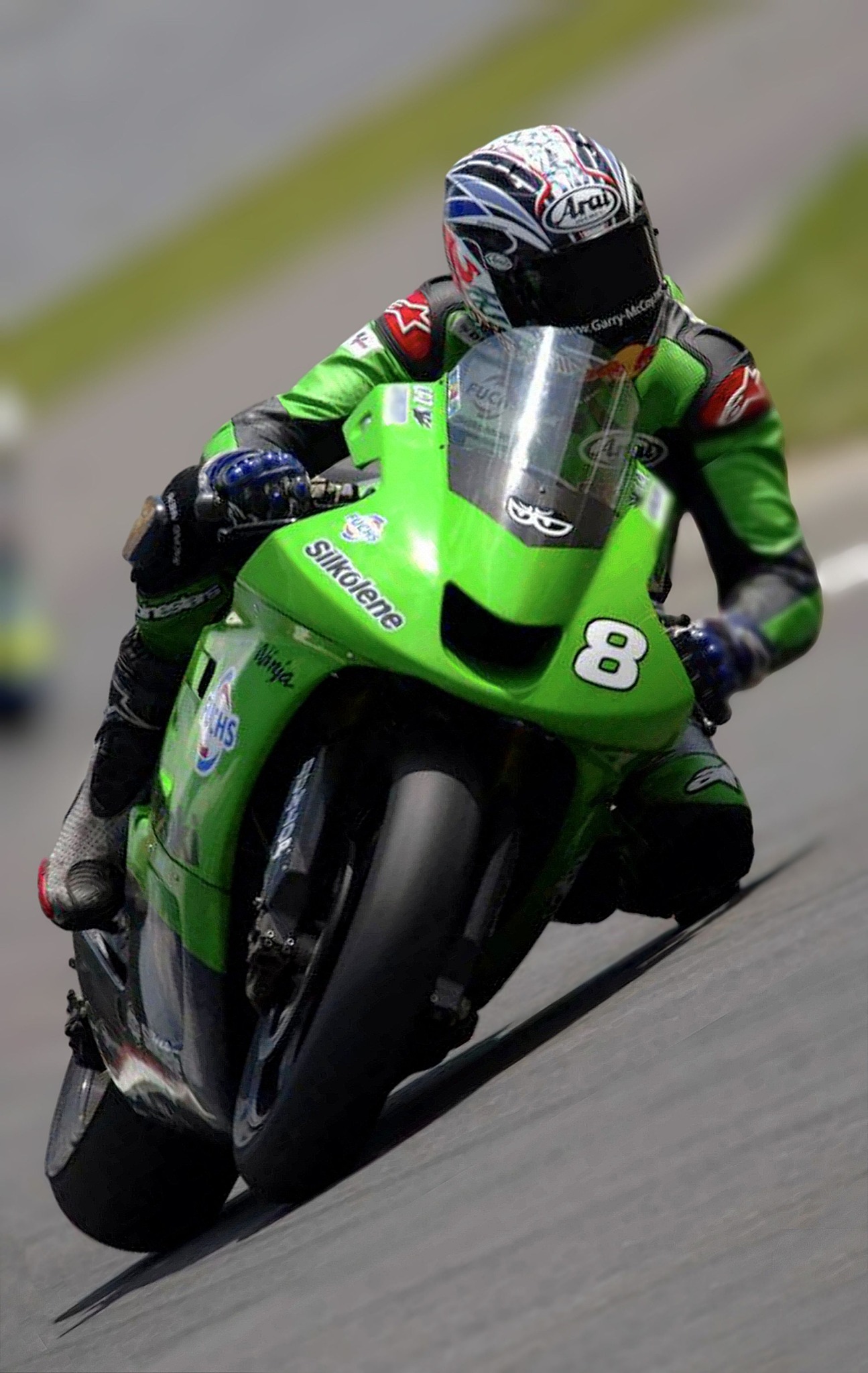 Garry McCoy's 2003 Kawasaki Ninja ZX-RR MotoGP development