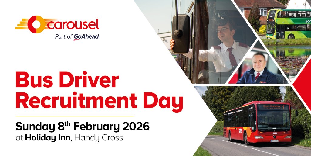 Carousel - Join us for our Bus Driver Recruitment Day! 🚍 📅 Date: Sunday ...