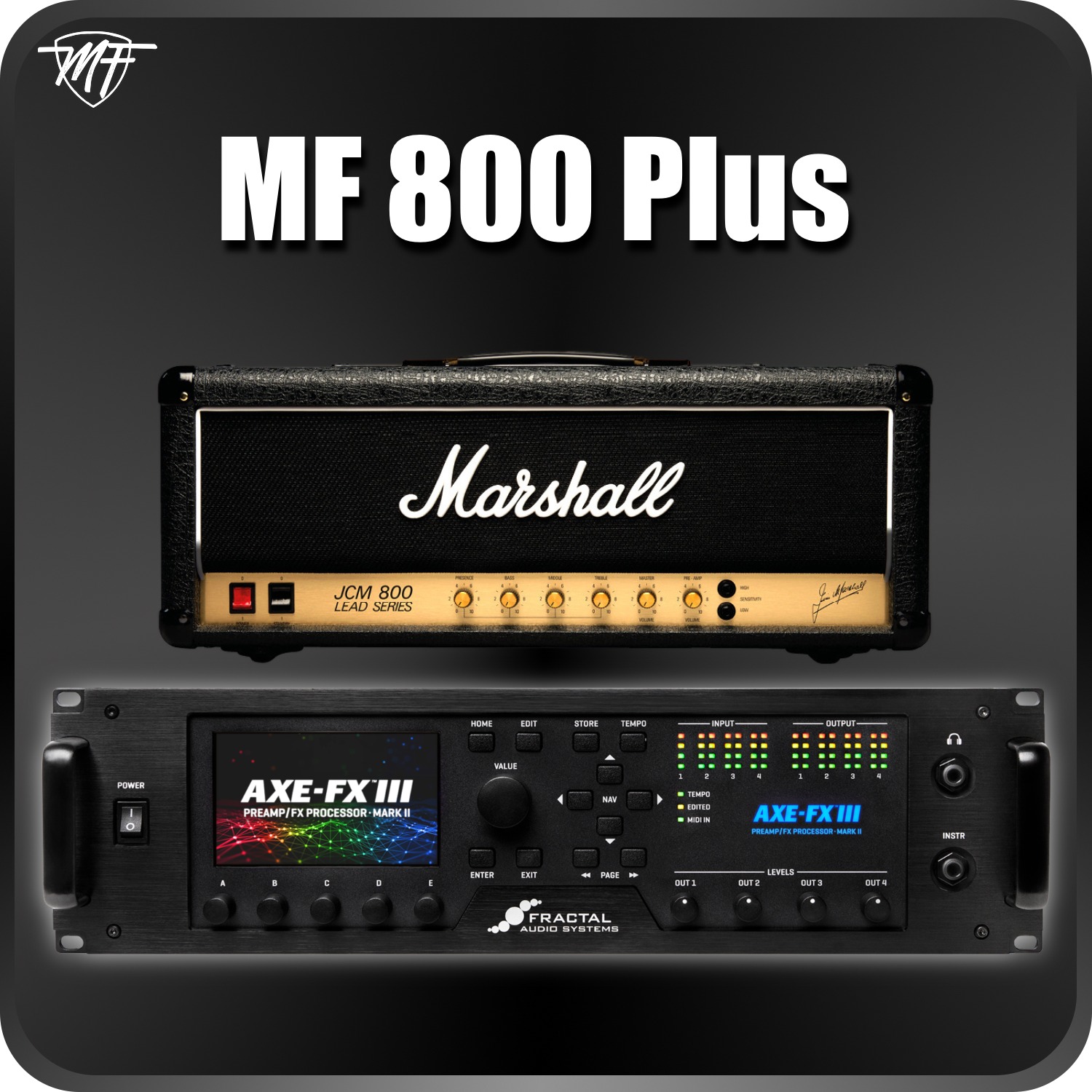 Fractal preset for Marshall JCM 800 and 2204 tone