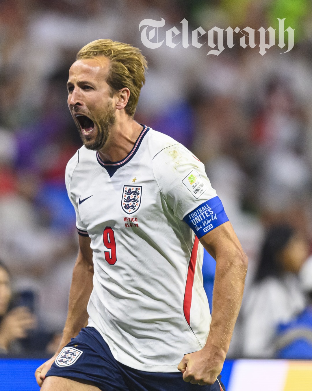 Harry Kane's wife Katie has shown her support for the Three Lions