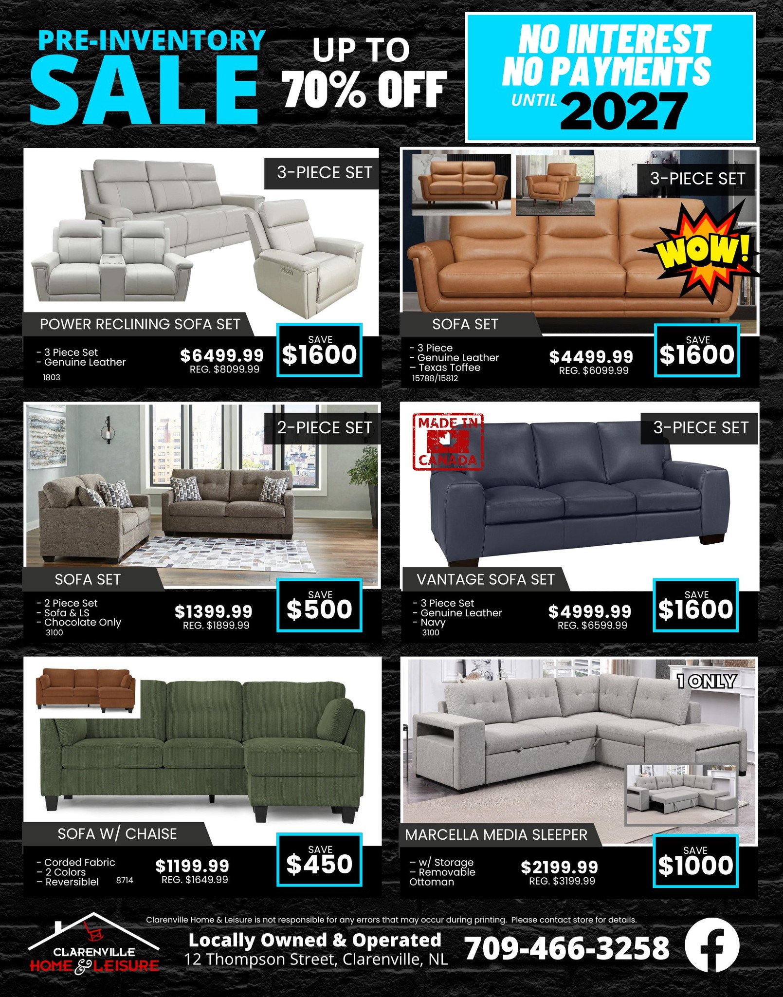 Clarenville Home & Leisure... - Clarenville Home & Leisure