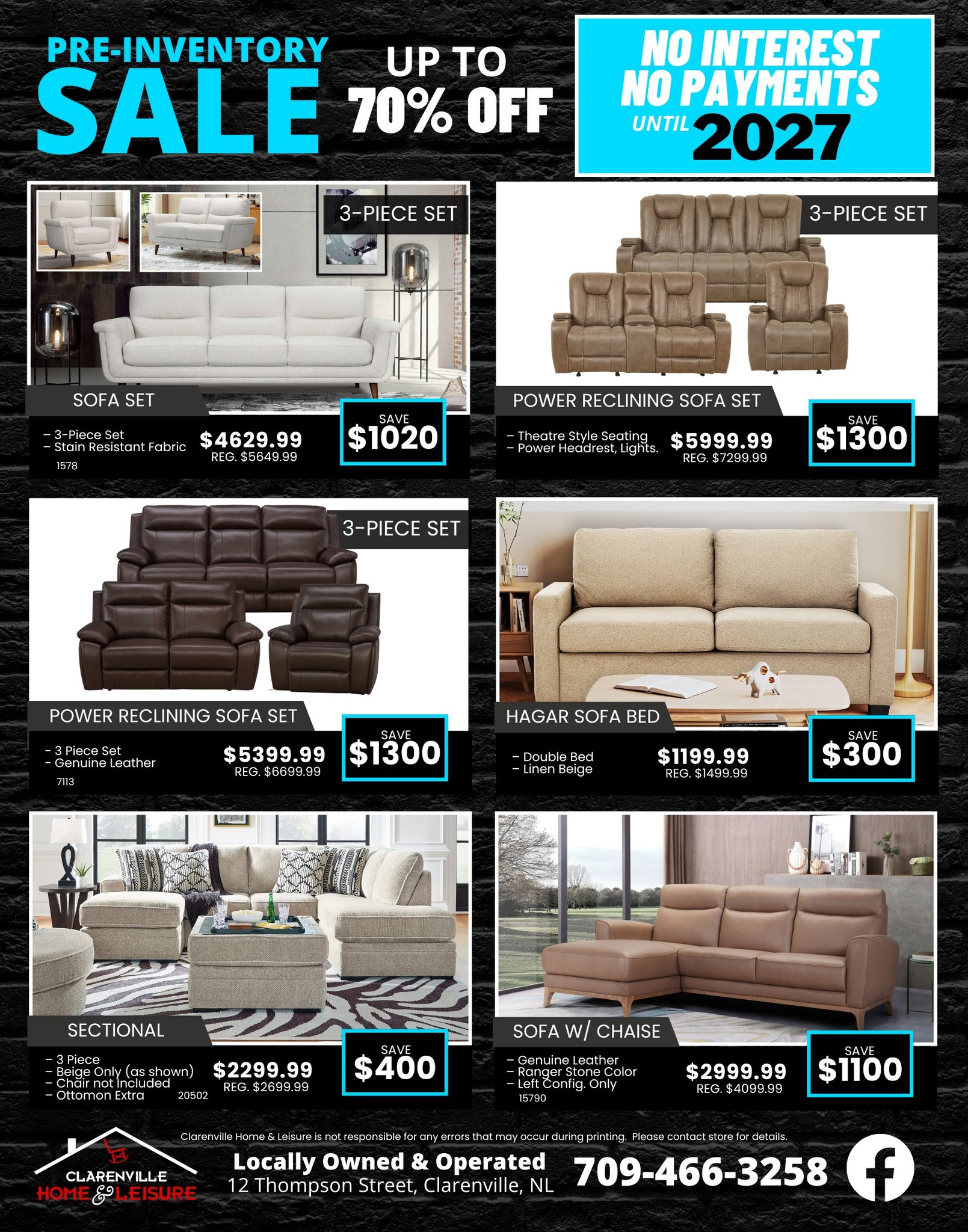 Clarenville Home & Leisure... - Clarenville Home & Leisure