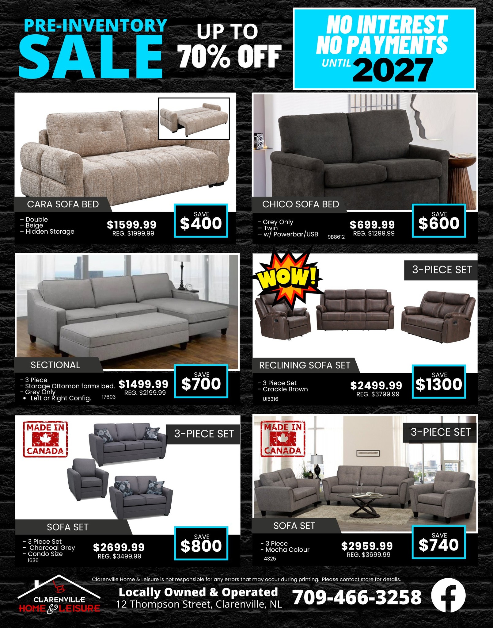 Clarenville Home & Leisure... - Clarenville Home & Leisure