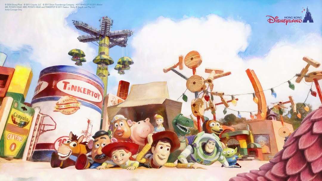 Hong Kong Disneyland Pixar 希少スピジャ（Lサイズ） Hong Kong