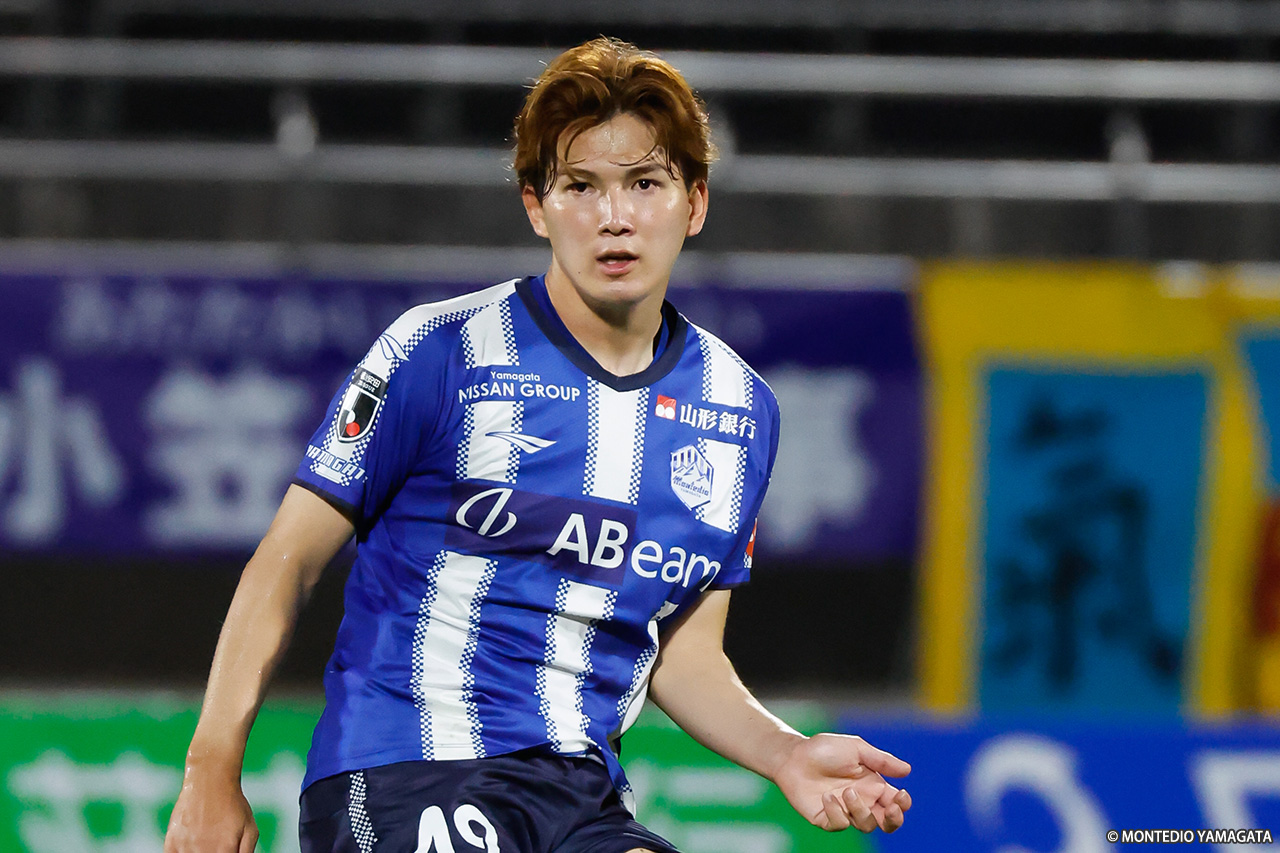 ホーム藤枝戦 】 9分、寺山翼選手が相手のビルドアップのパスミスを