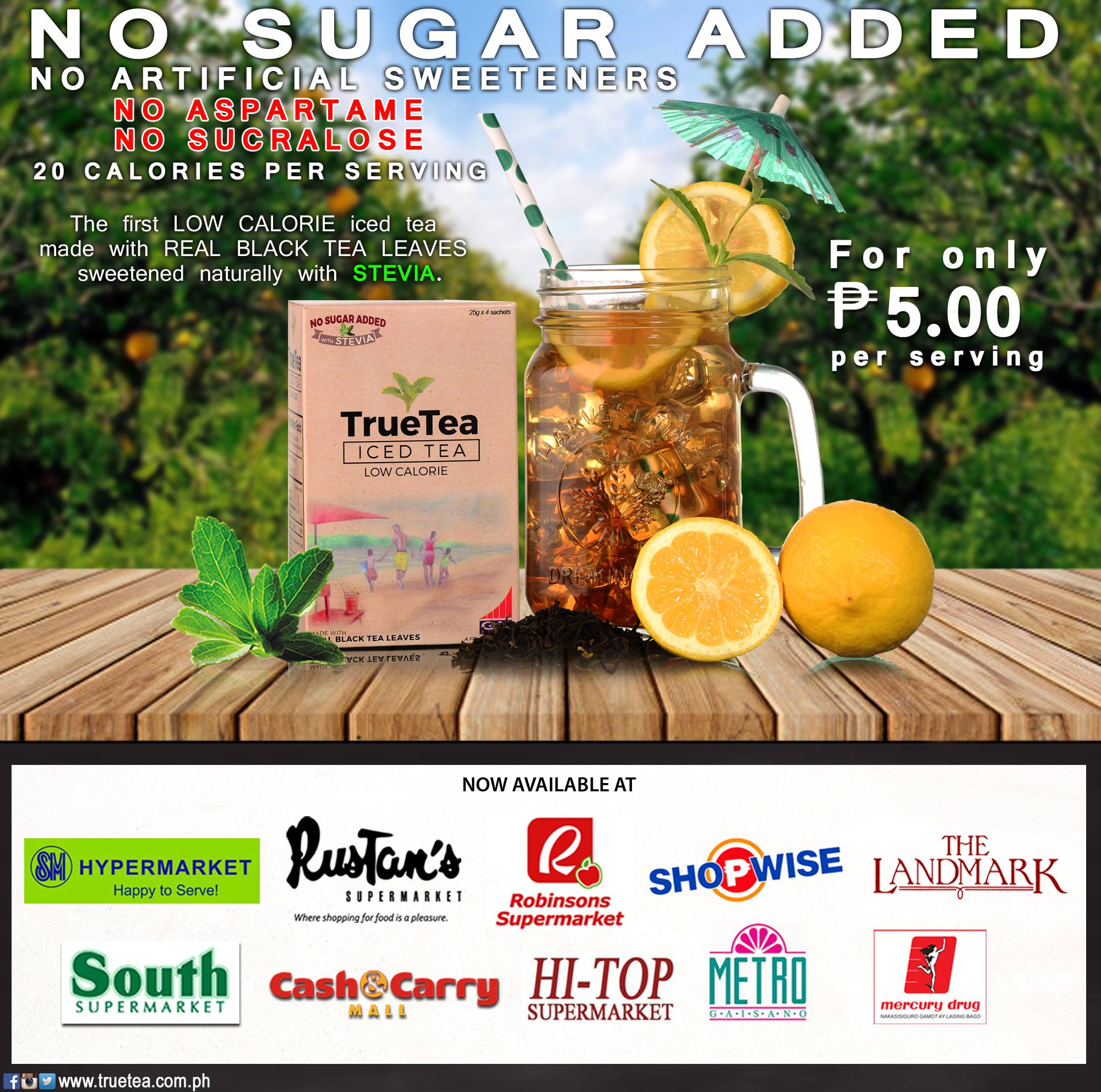 TrueTea - Living a healthy lifestyle is more than just...