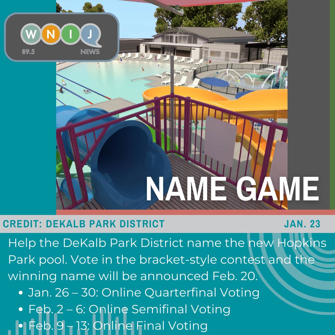 WNIJ - Last call to submit name ideas for the DeKalb Park District pool ...