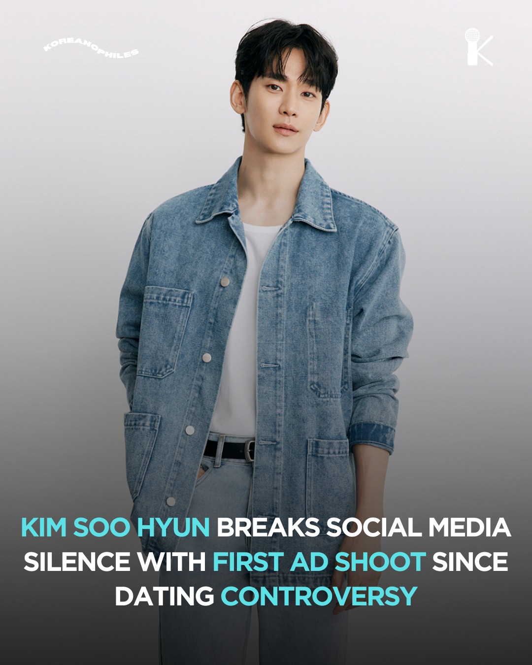 OH HE IS REEEALLY BACK Actor Kim Soo Hyun has officially ended  