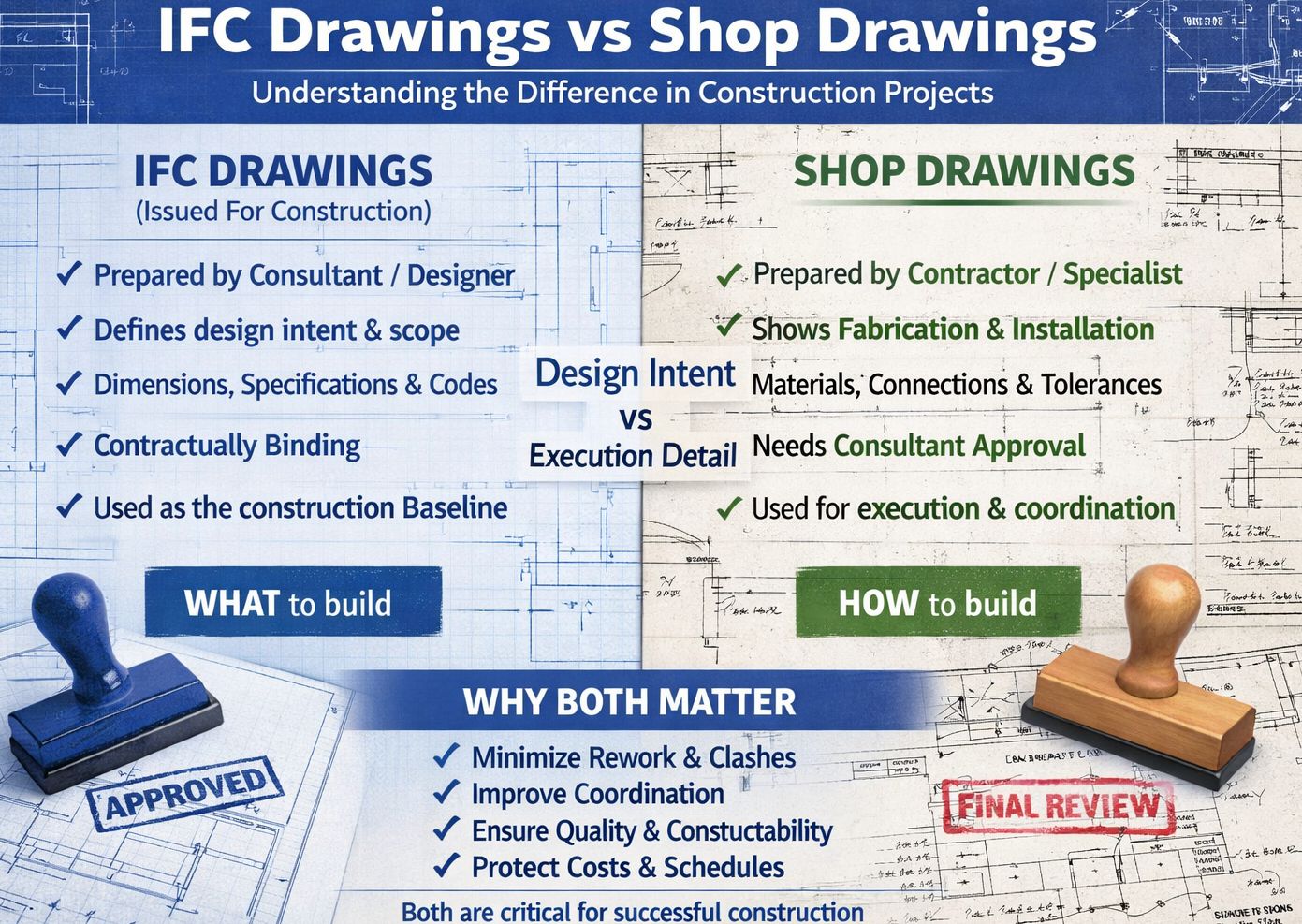 SPS - 🔍 IFC Drawings vs Shop Drawings: What’s the Difference & Why It ...