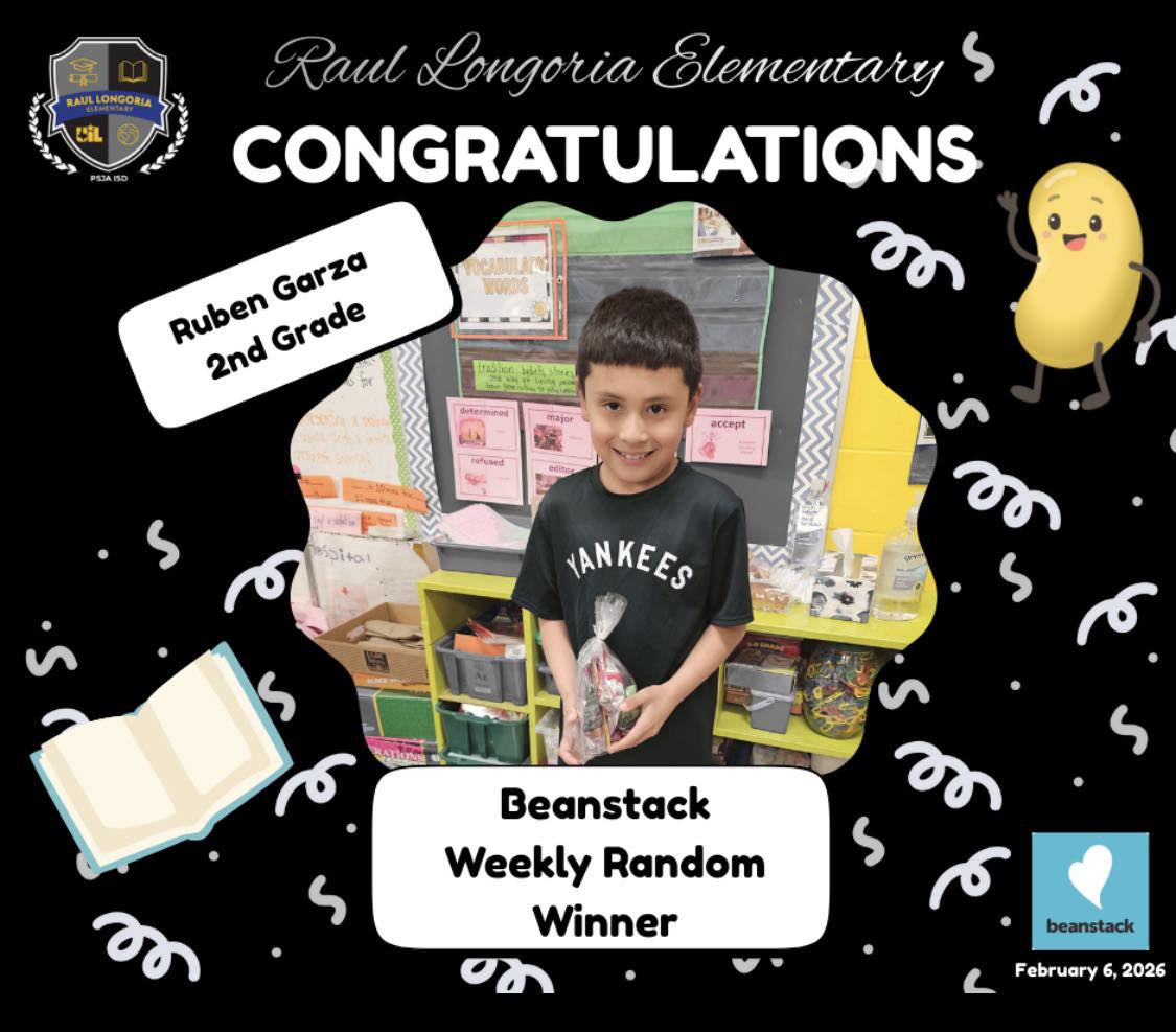 Congratulations to Ruben and... - Raul Longoria Elementary | Facebook