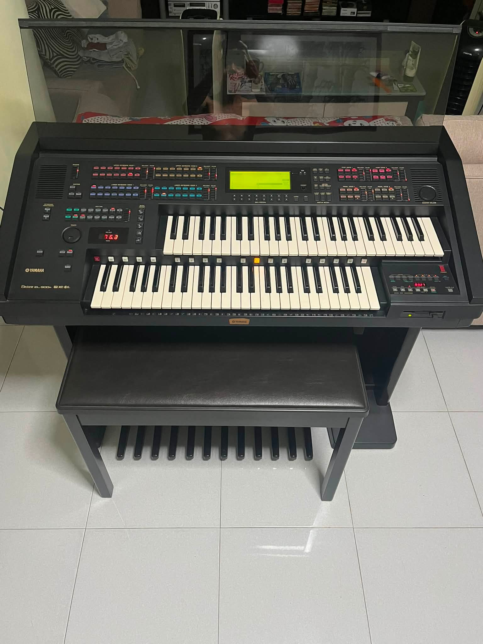 Where to find Electone EL 900 registration menu disc