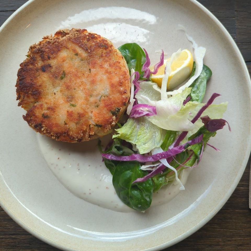 Organic Feast - The Salmon Cake 🌿 Satisfying and simple.... | Facebook