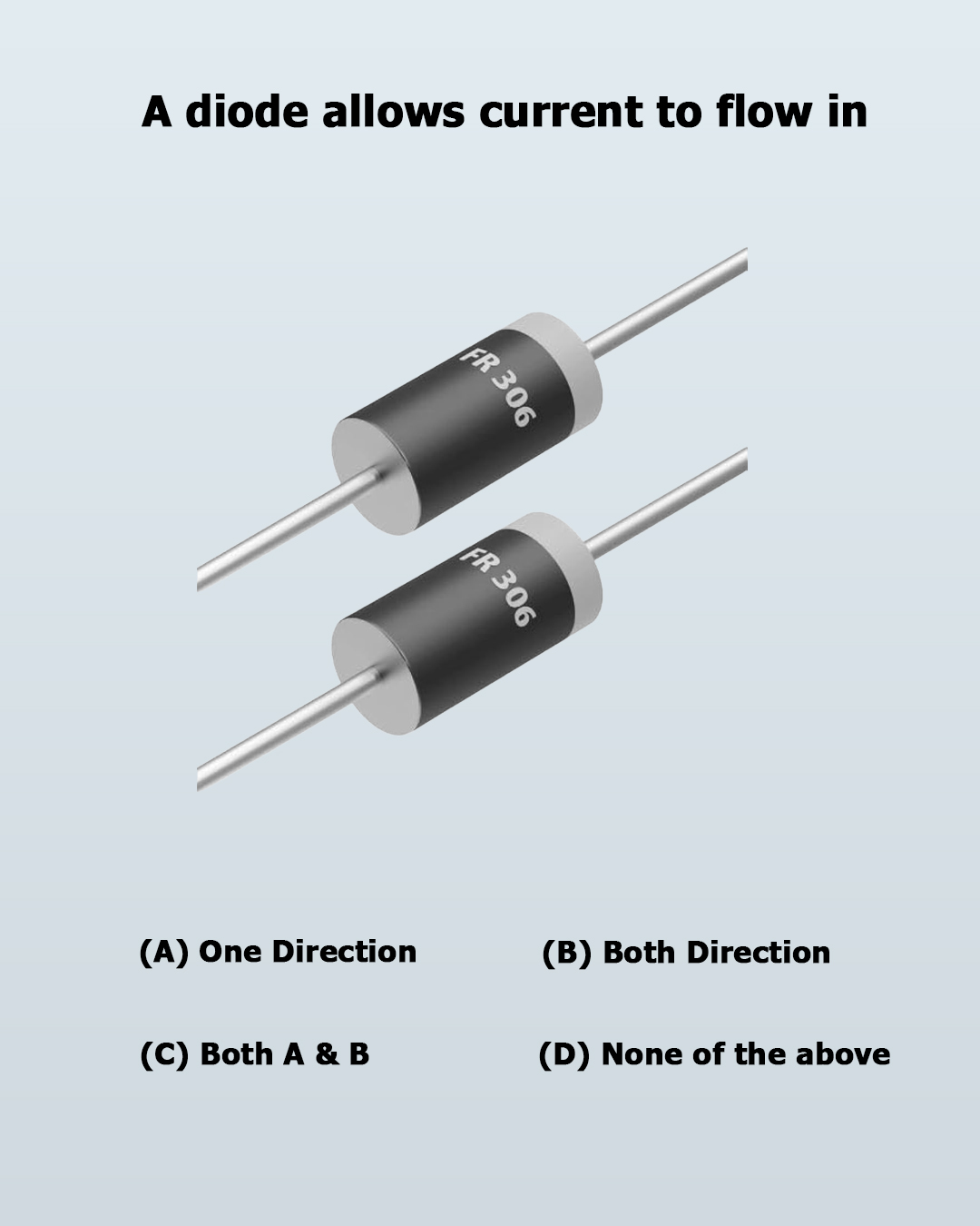 A diode Allows Current to Flow in... - Homemade Creative | Facebook