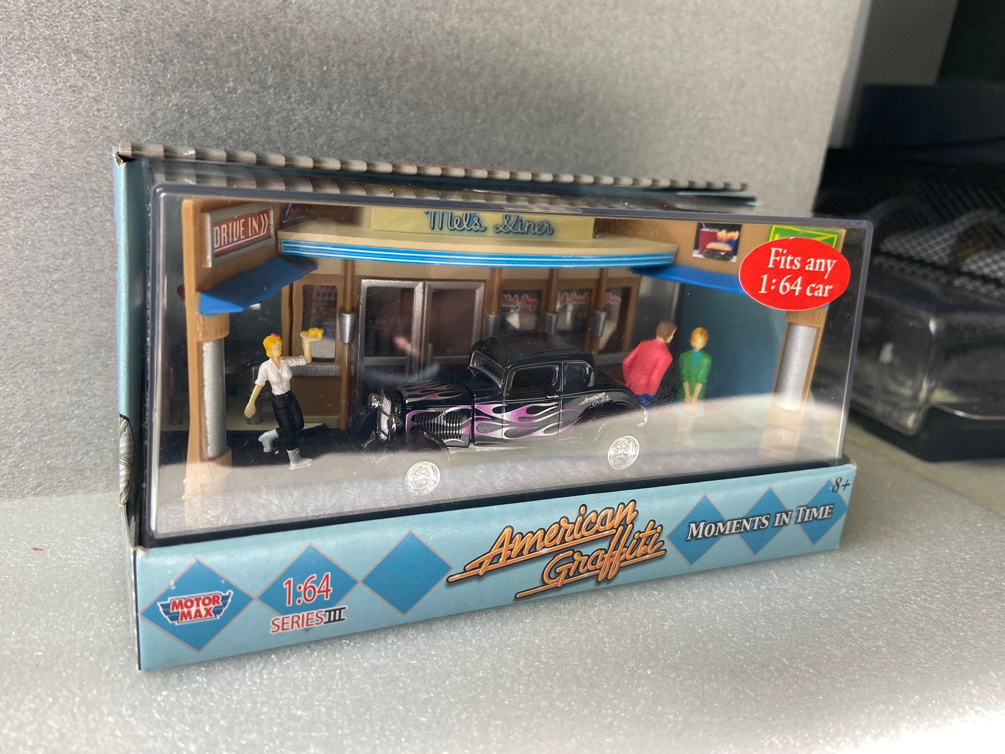 1932 Ford coup die-cast car from American Graffiti at Mel's Diner