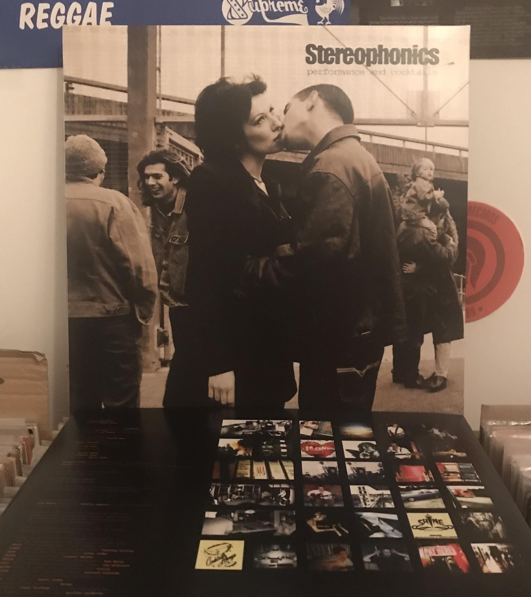 Stereophonics performance and cocktails limited edition orange vinyl
