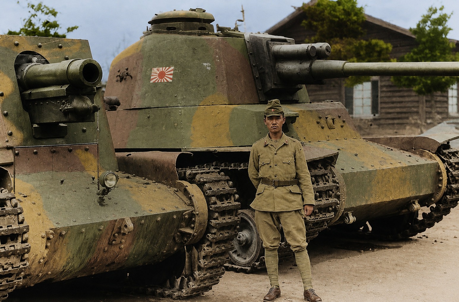 The Japanese experimental medium tank Type 4 (Chi-To) and the 150 