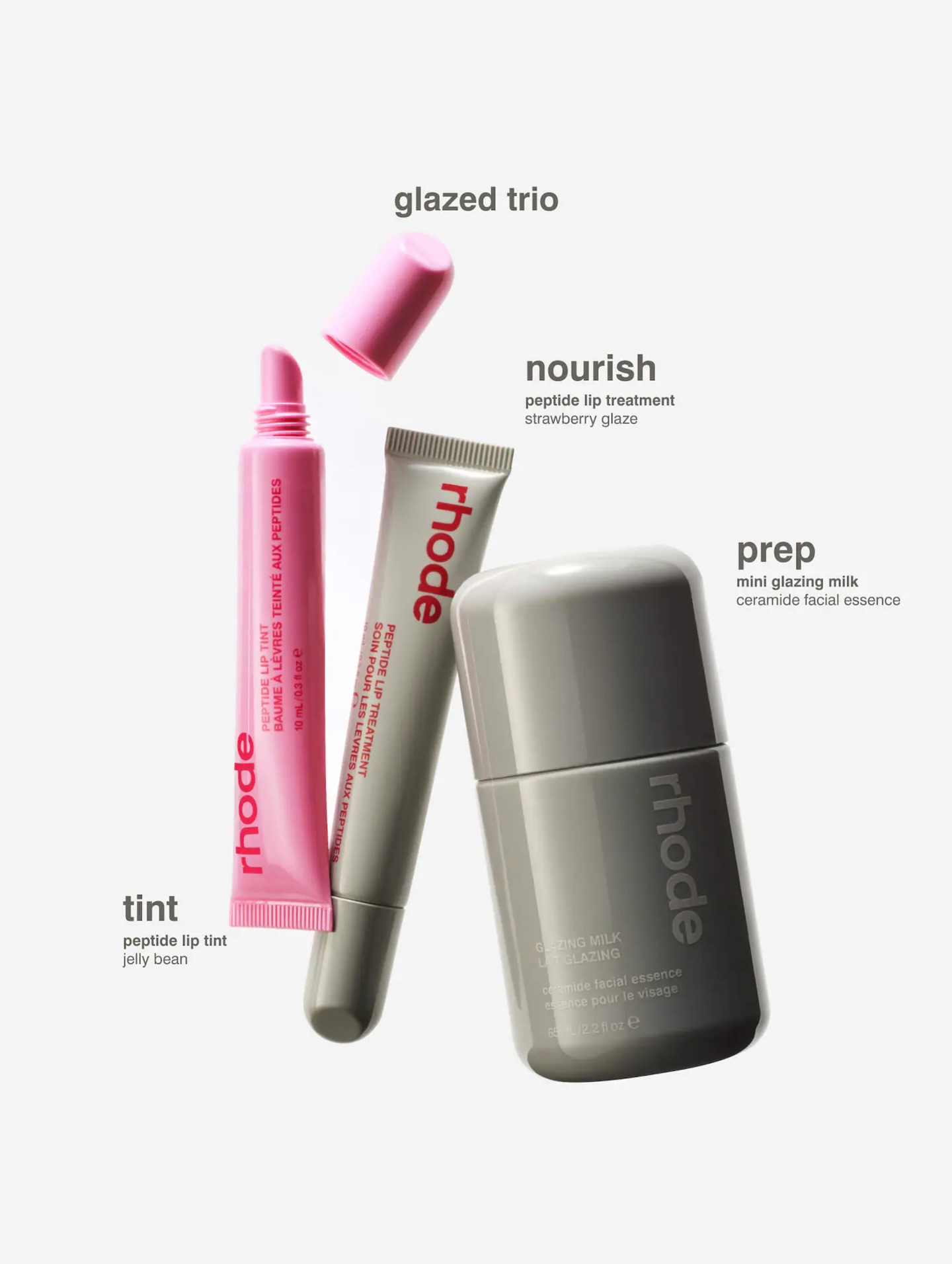 🥛🍓 Rhode ~ Holiday Glazed Trio Gift Set 🎀🍒 📦 Instock: 65.00