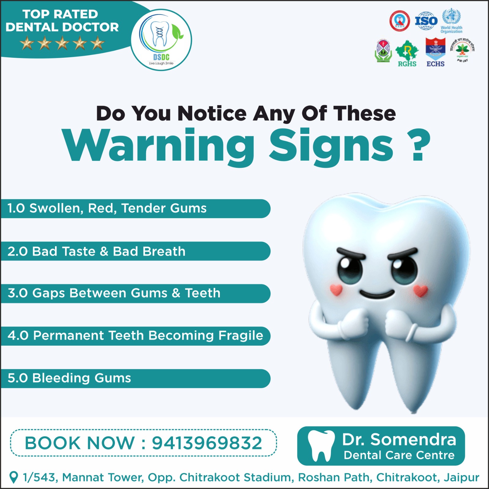 🦷 Do You Notice Any of These... - Dr. Somendra Dental Care | Facebook