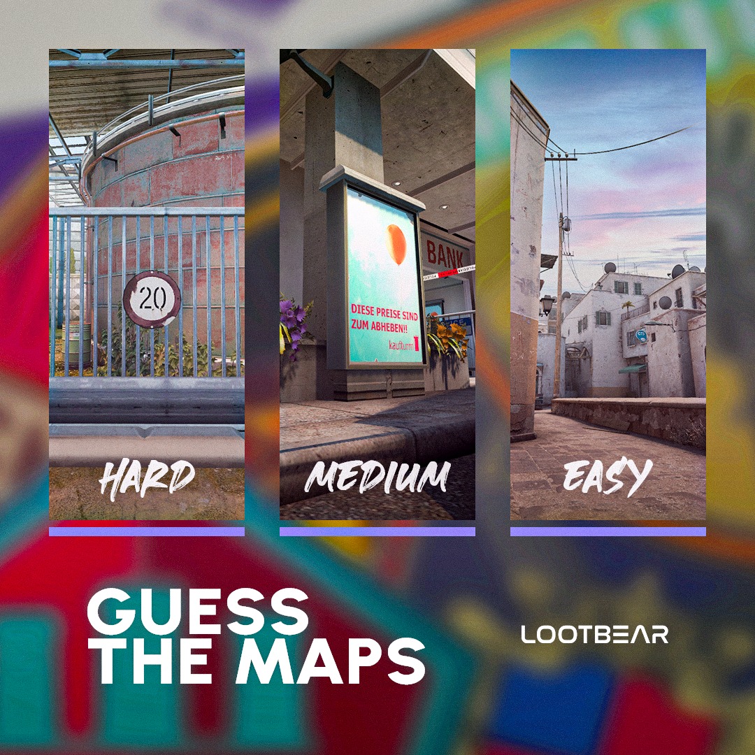 LootBear - Name all the maps -- Enjoy, -- -- #csgo...