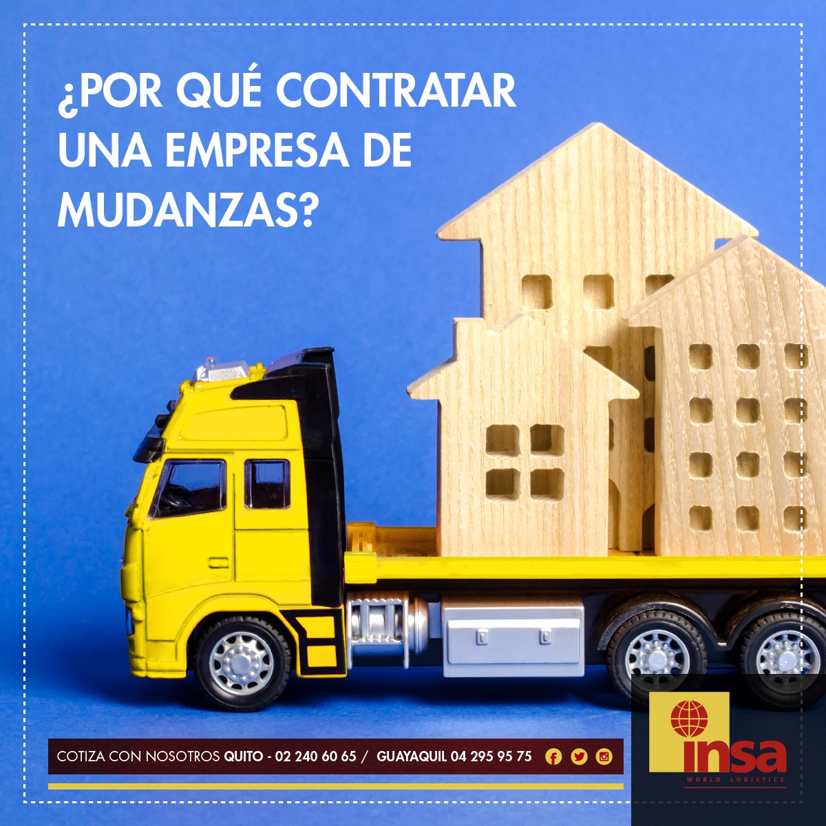 INSA - 🏠⬅️🚛📦 INSA te cuenta porqué es importante contratar...