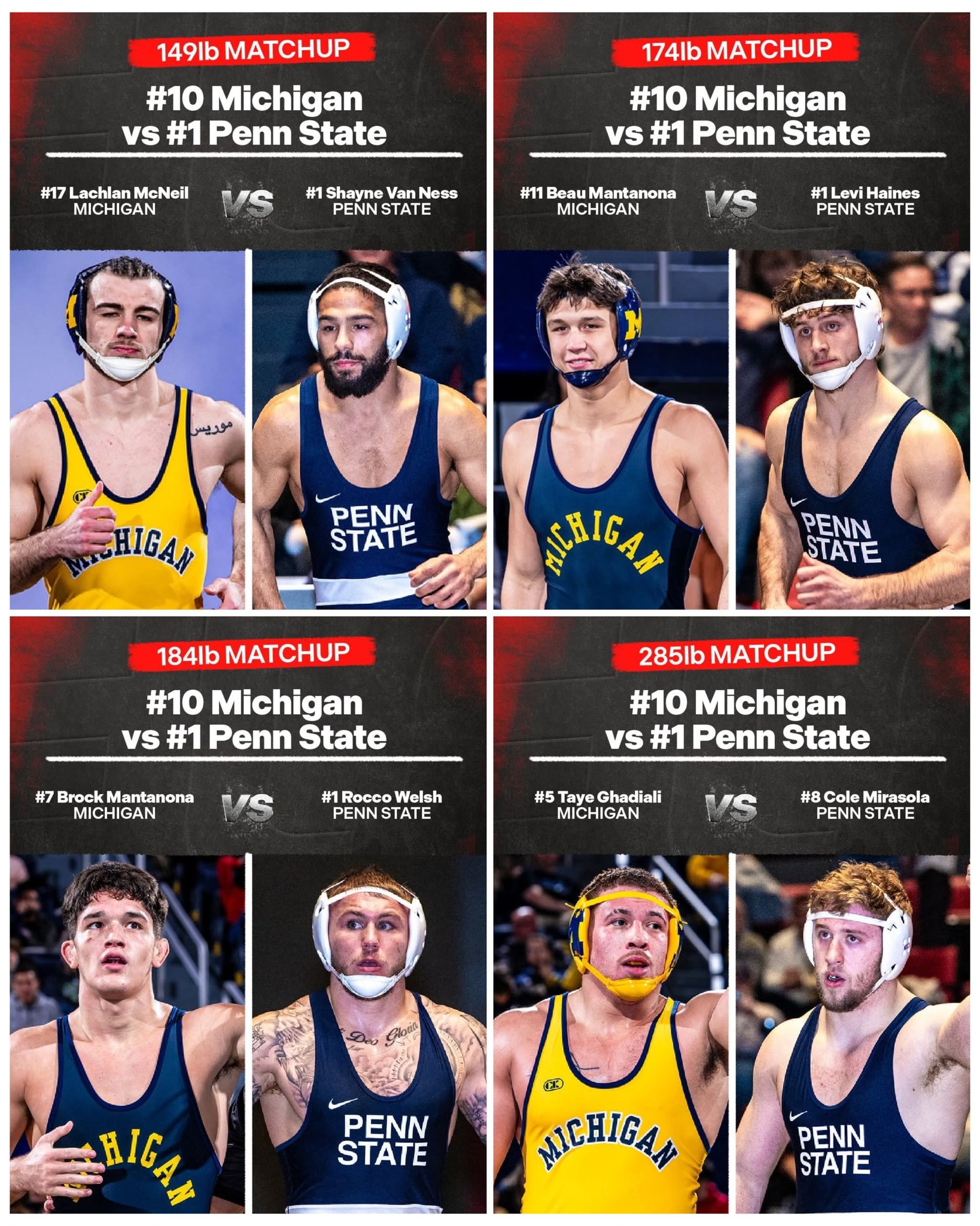 Some of the key matchups for Penn State... - FightOnState.com | Facebook
