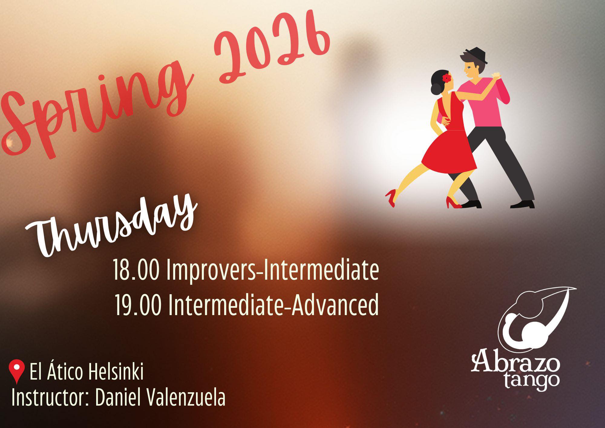 Abrazo Tango - 🔹🔹👉🏽T O D A Y👈🏽🔹🔹 . All lessons are at Aleksis kiven ...