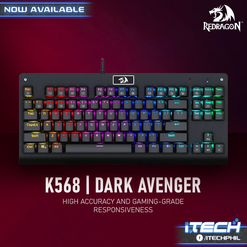Redragon K568 RGB Dark Avenger... - i.TECH - Philippines | Facebook