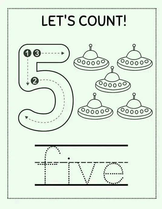 Learn and rock - Number tracing worksheets for kids... | Facebook